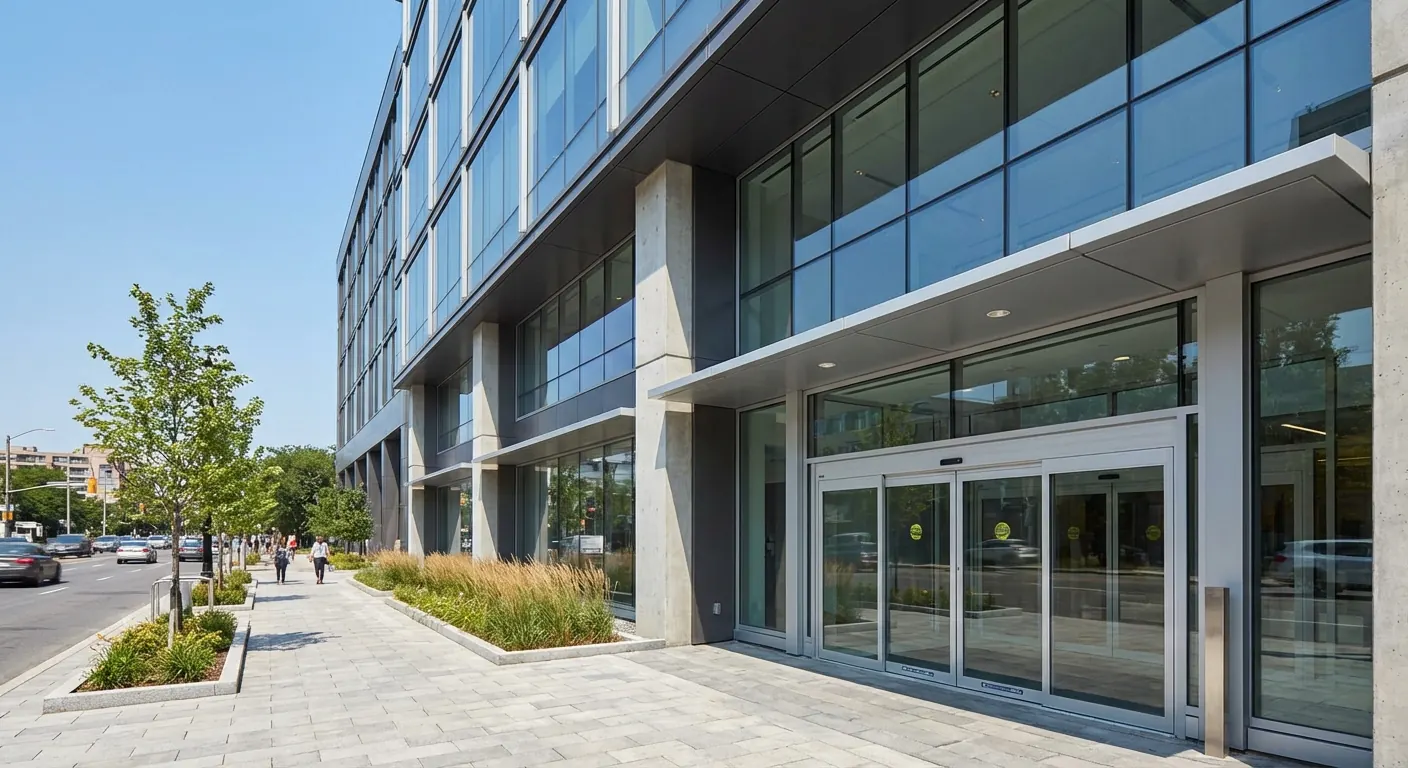 Commercial window and door installation for business properties